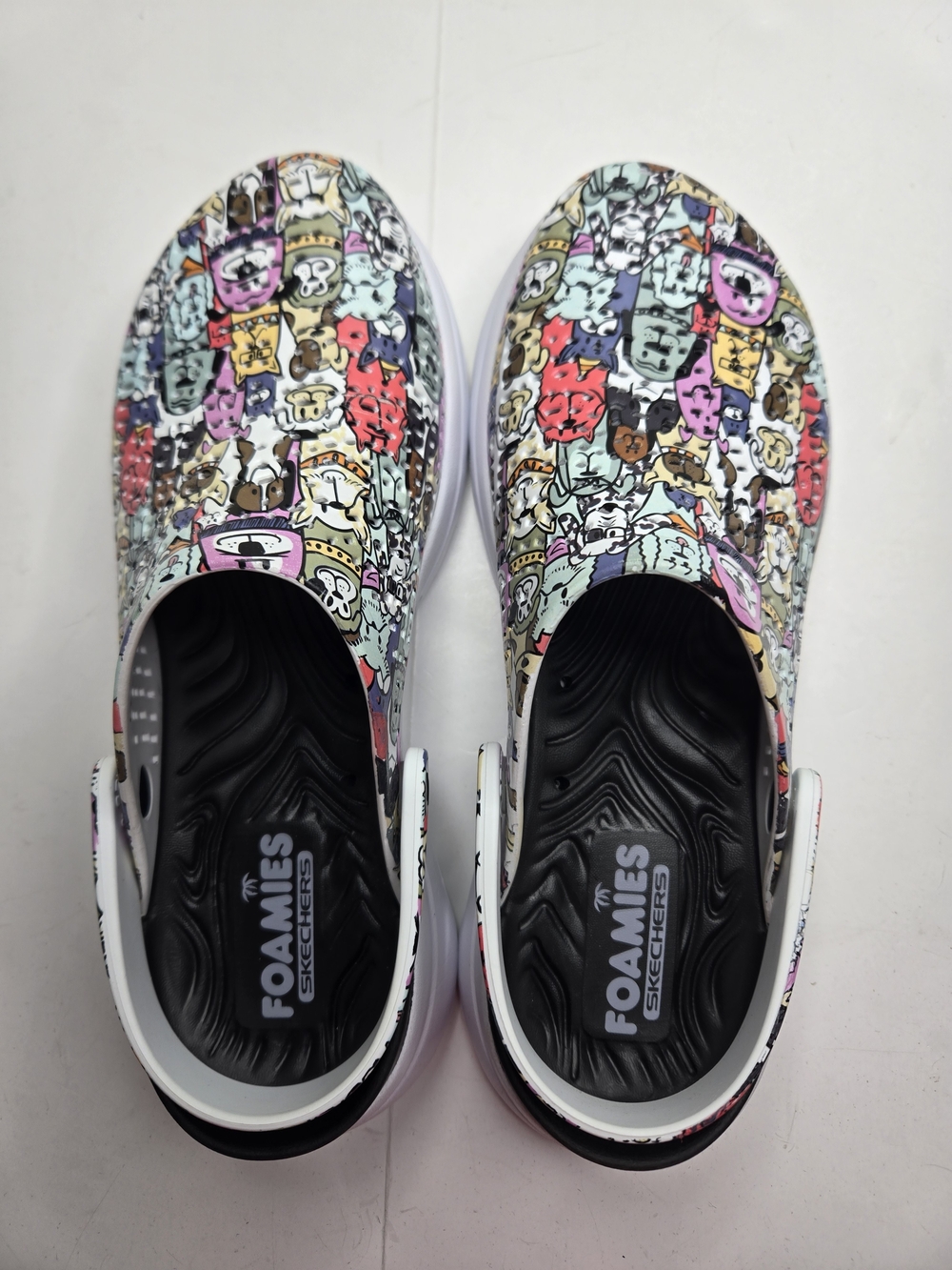 Skechers Unisex Foamies Casual Clog - Multicolor Animal Print